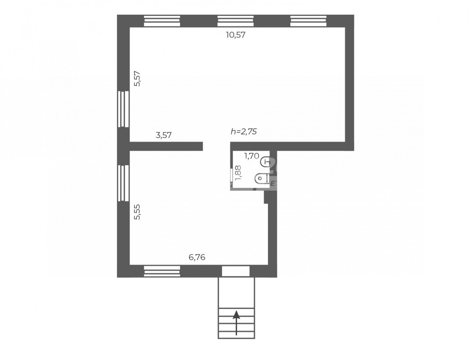 Торговое помещение 97,1 м²