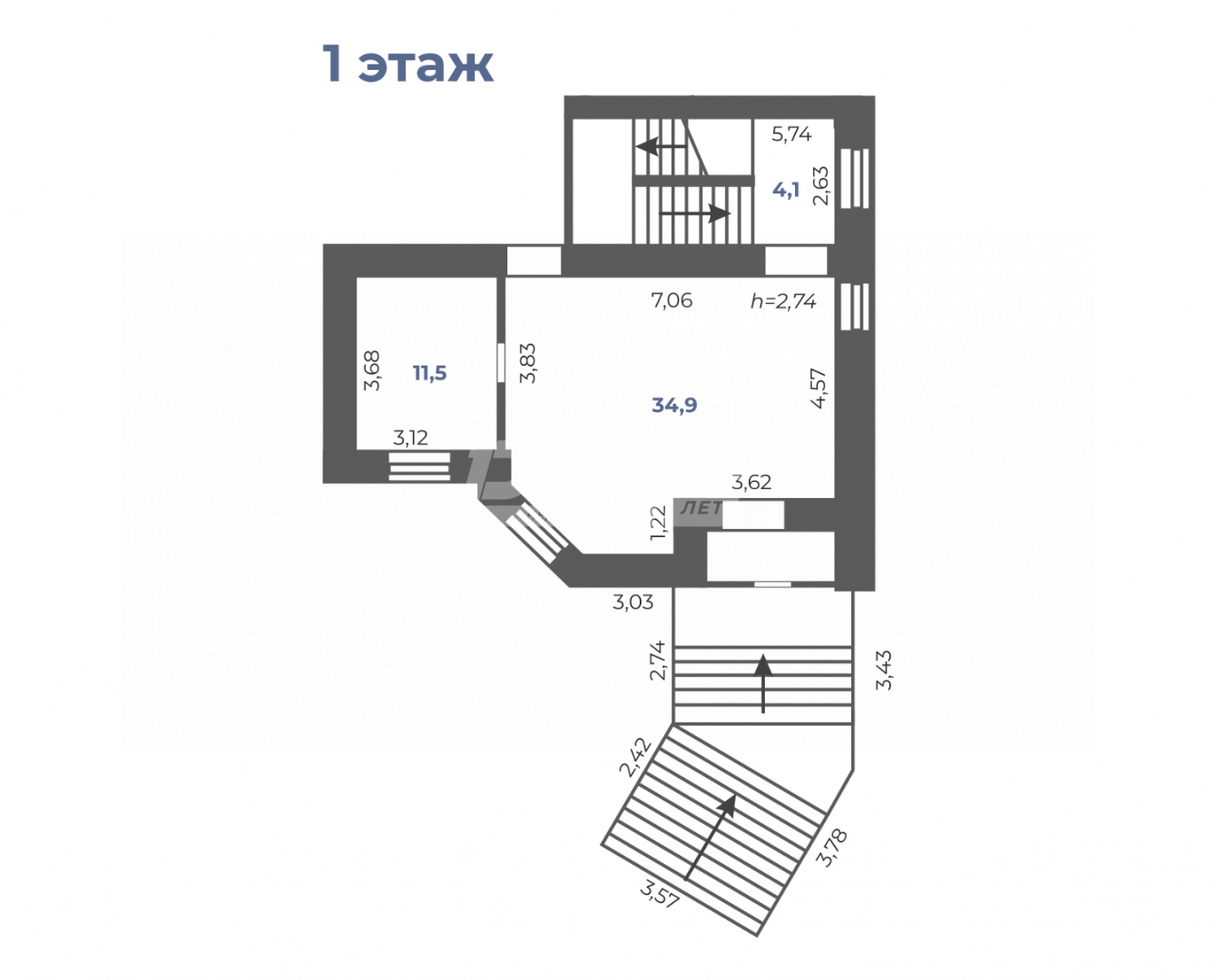 Торговое помещение 160 м²