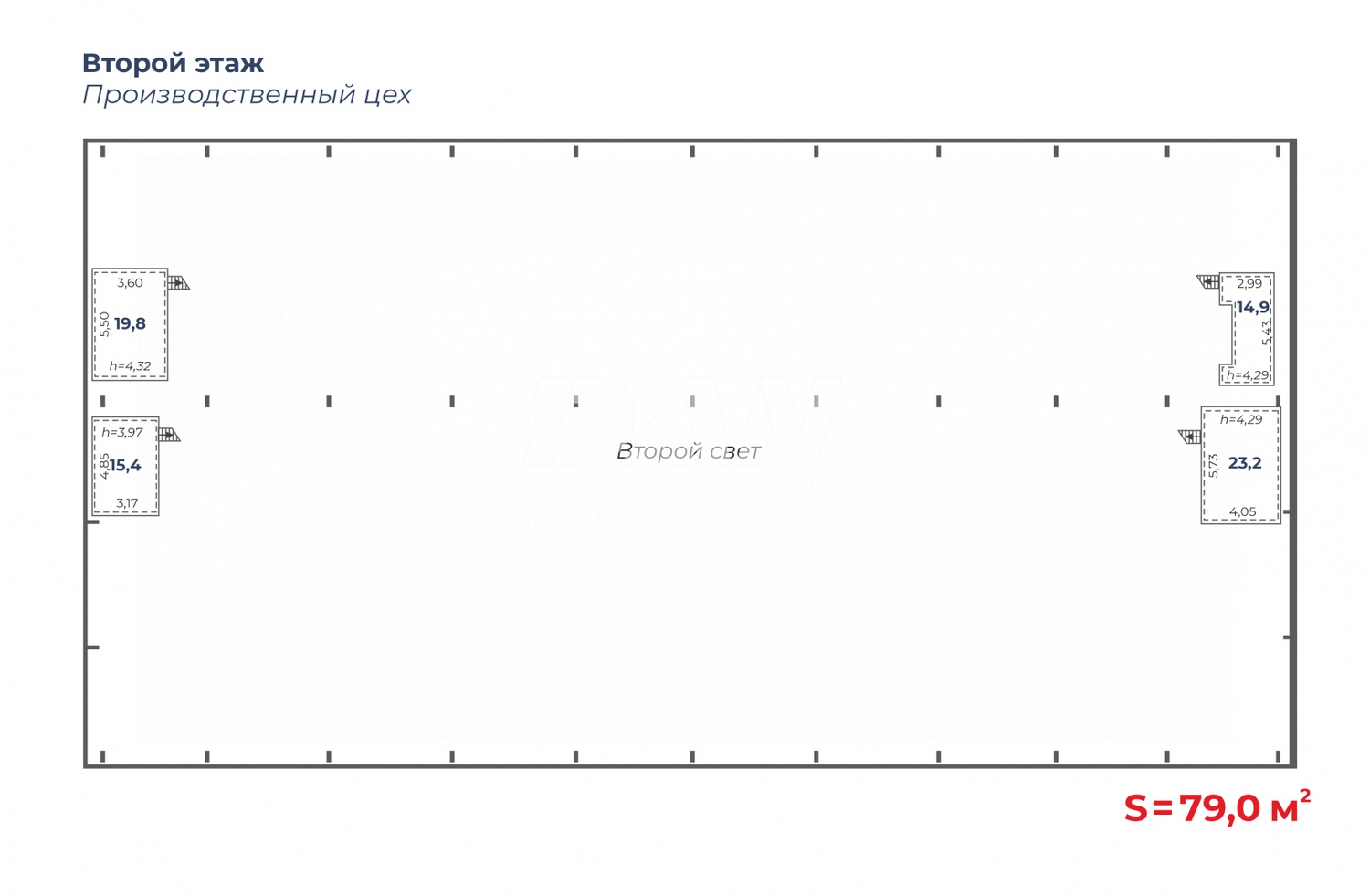 Производственное помещение 1902 м²