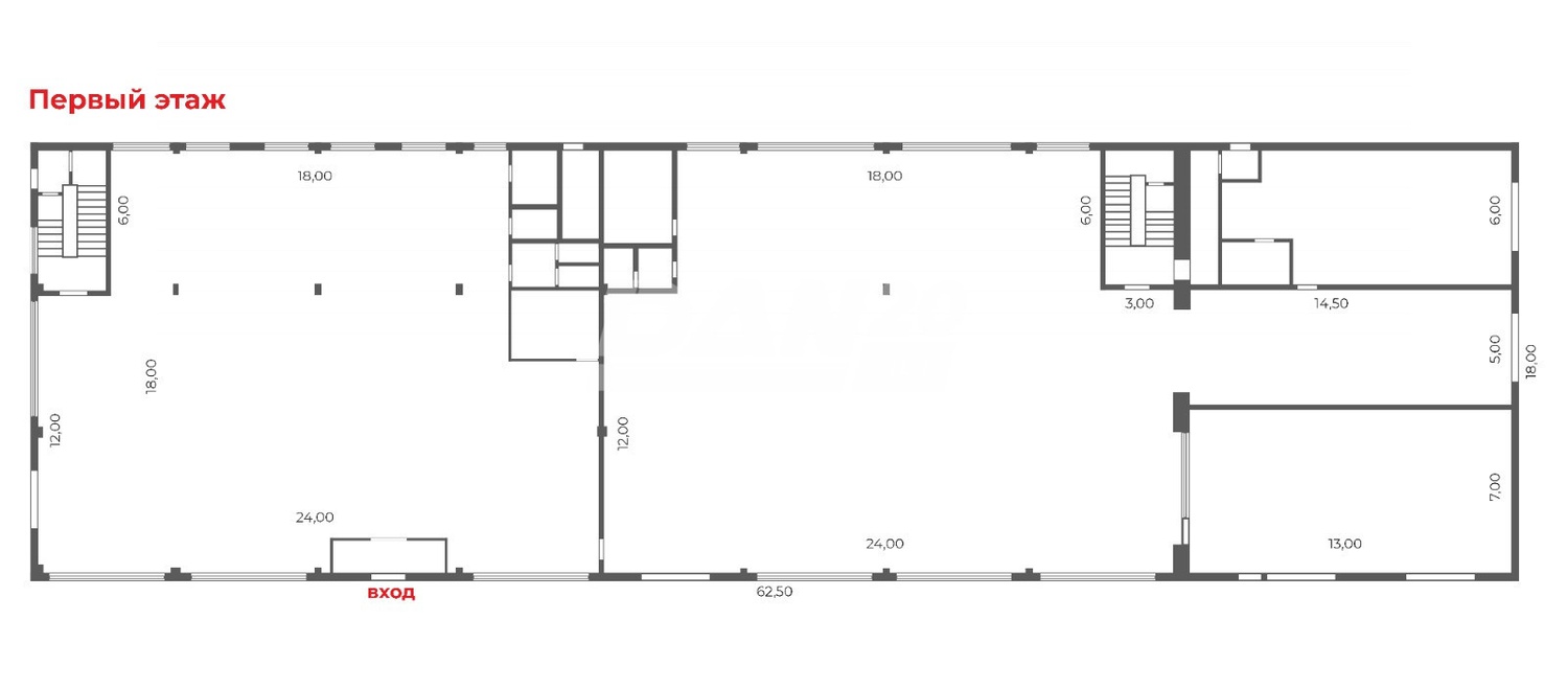 Торговая площадь 1625 м²
