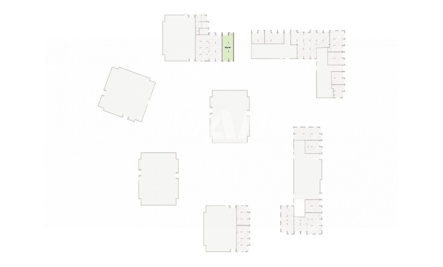 Торговая площадь 77,9 м²