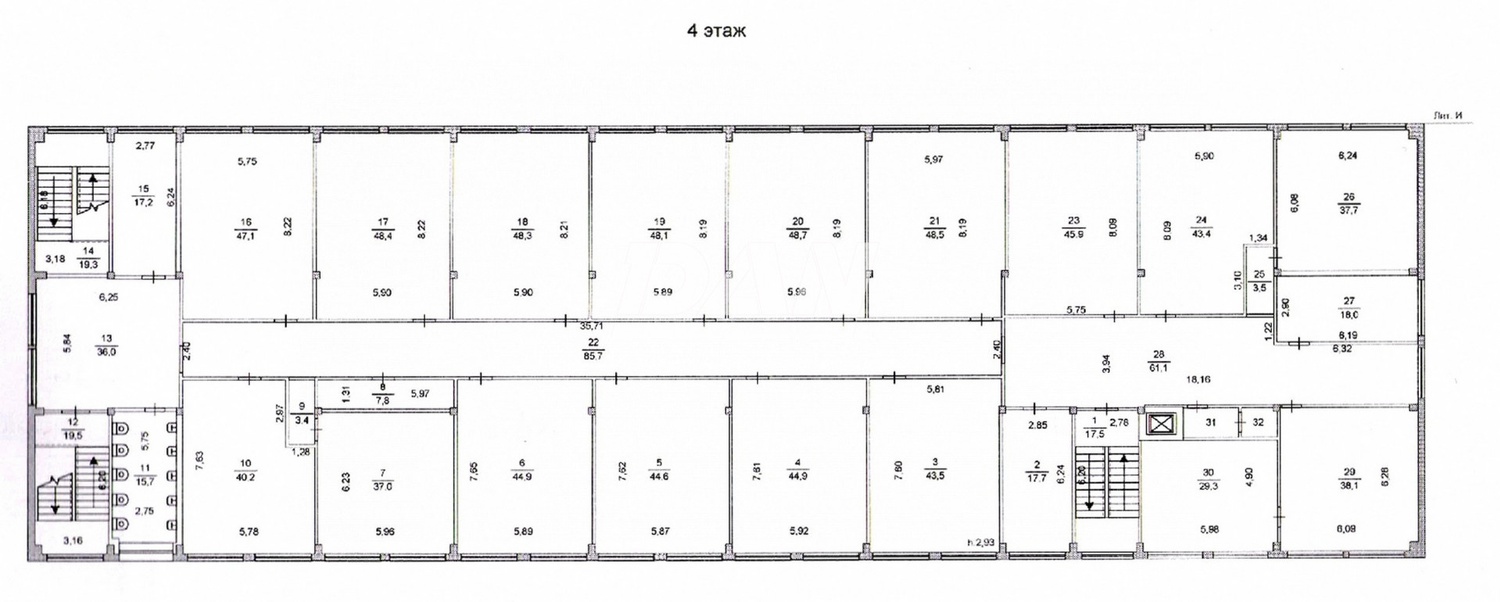 Помещение свободного назначения 4439,9 м²