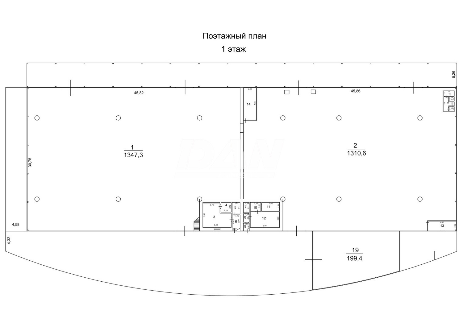Склад 2832,1 м²