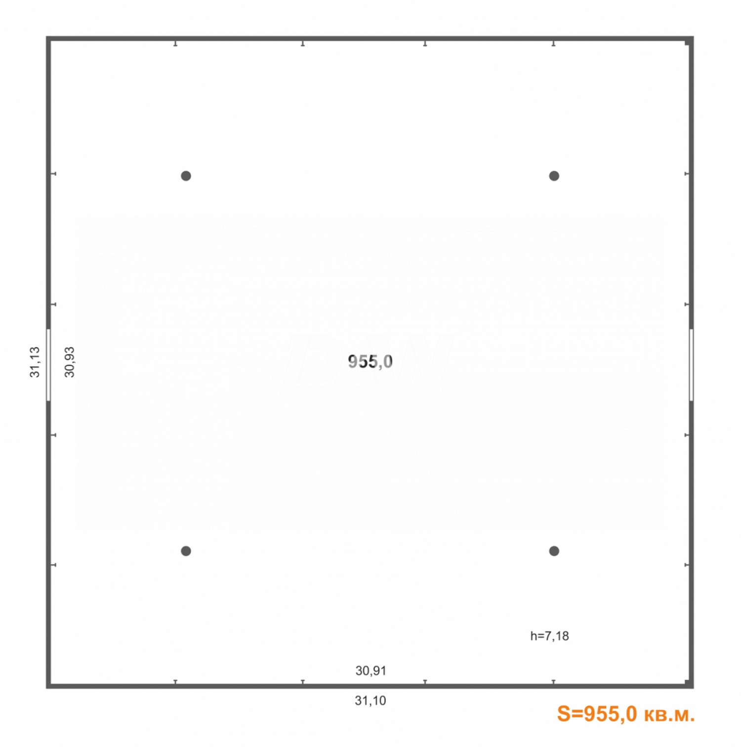 Производственное помещение 6341 м²