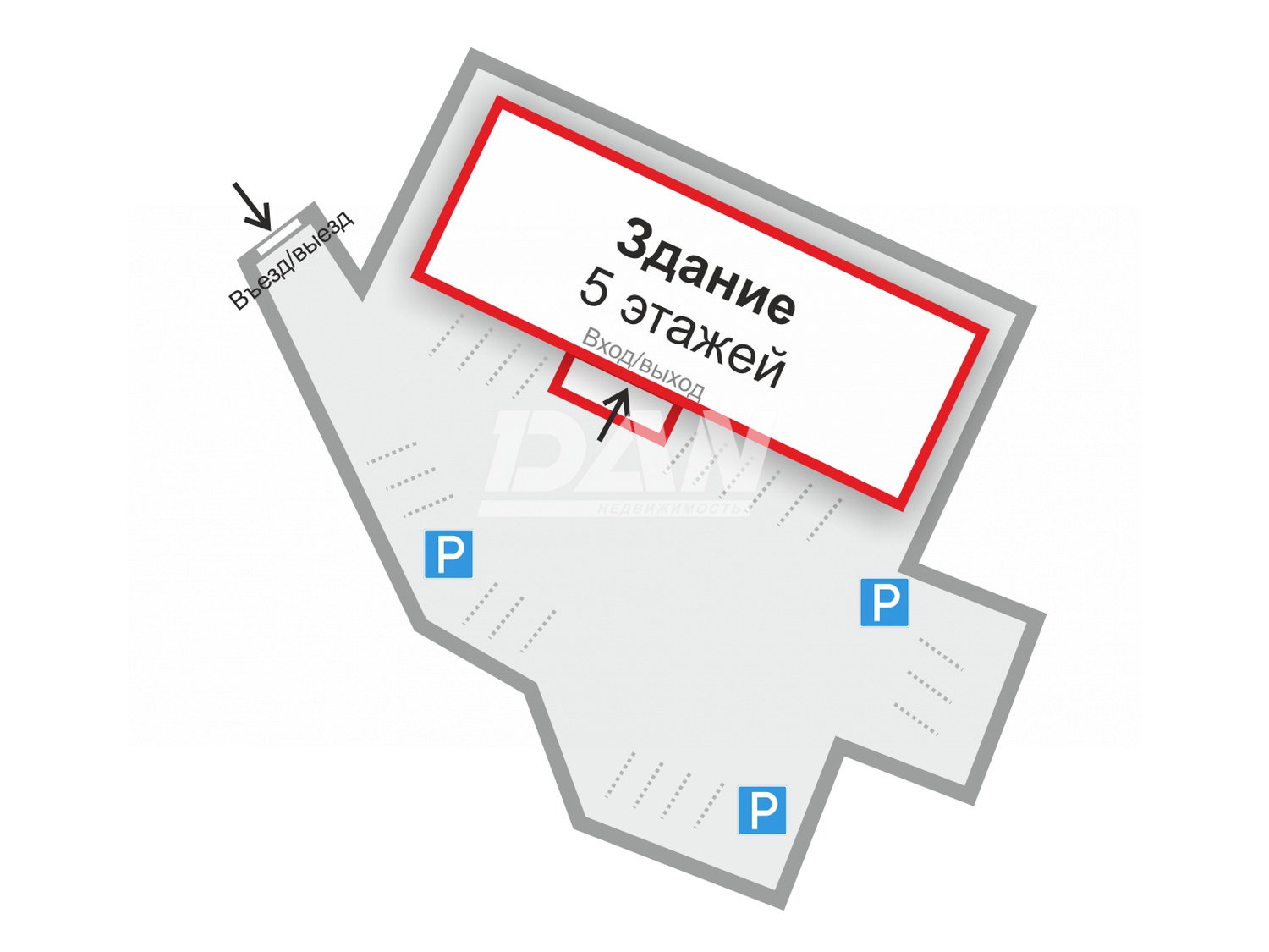 Офис 1030,2 м²