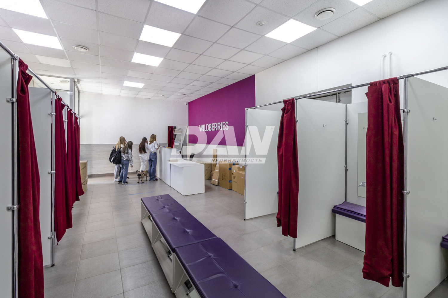 Торговая площадь 3431 м²