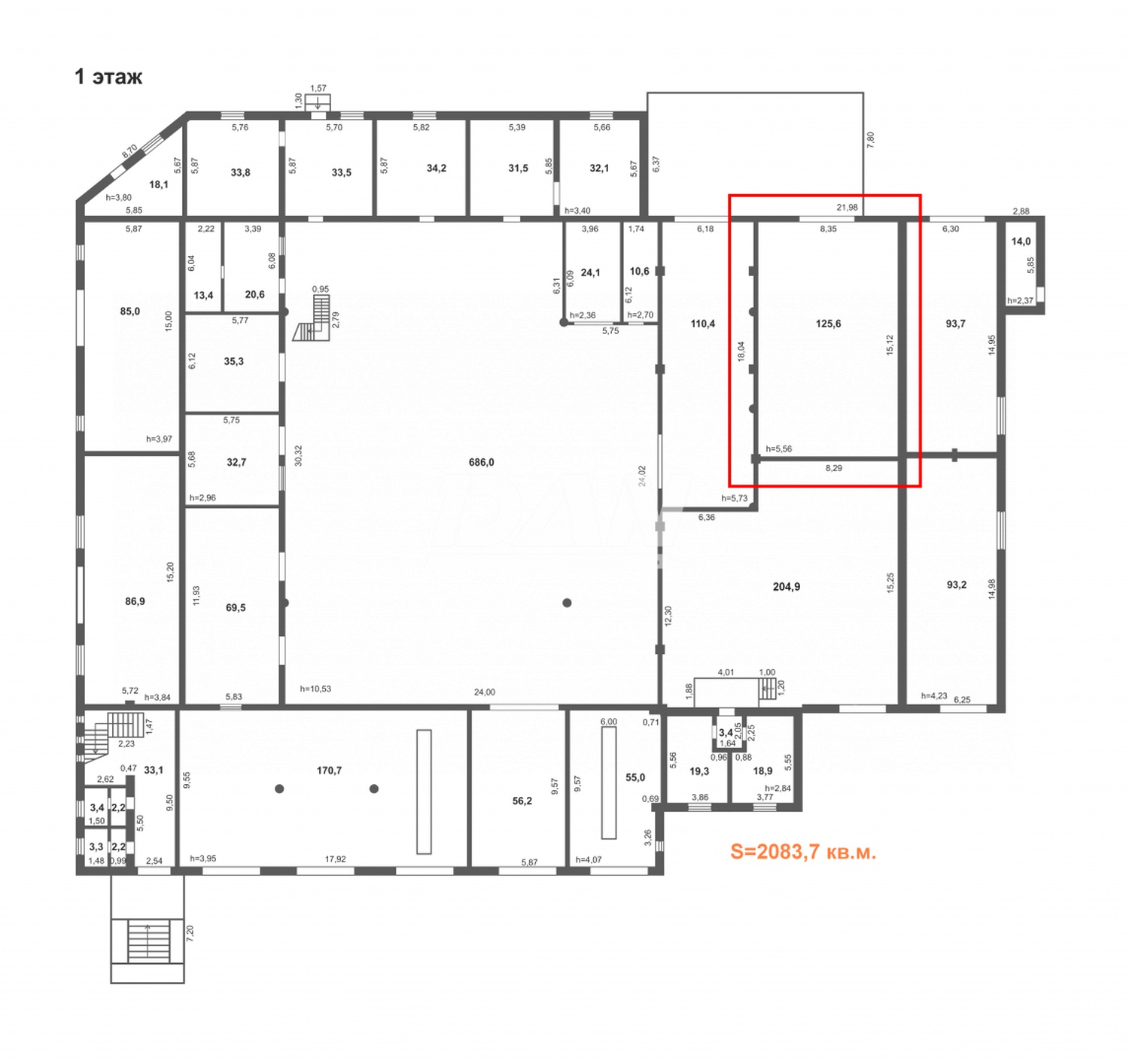 Склад 126 м²