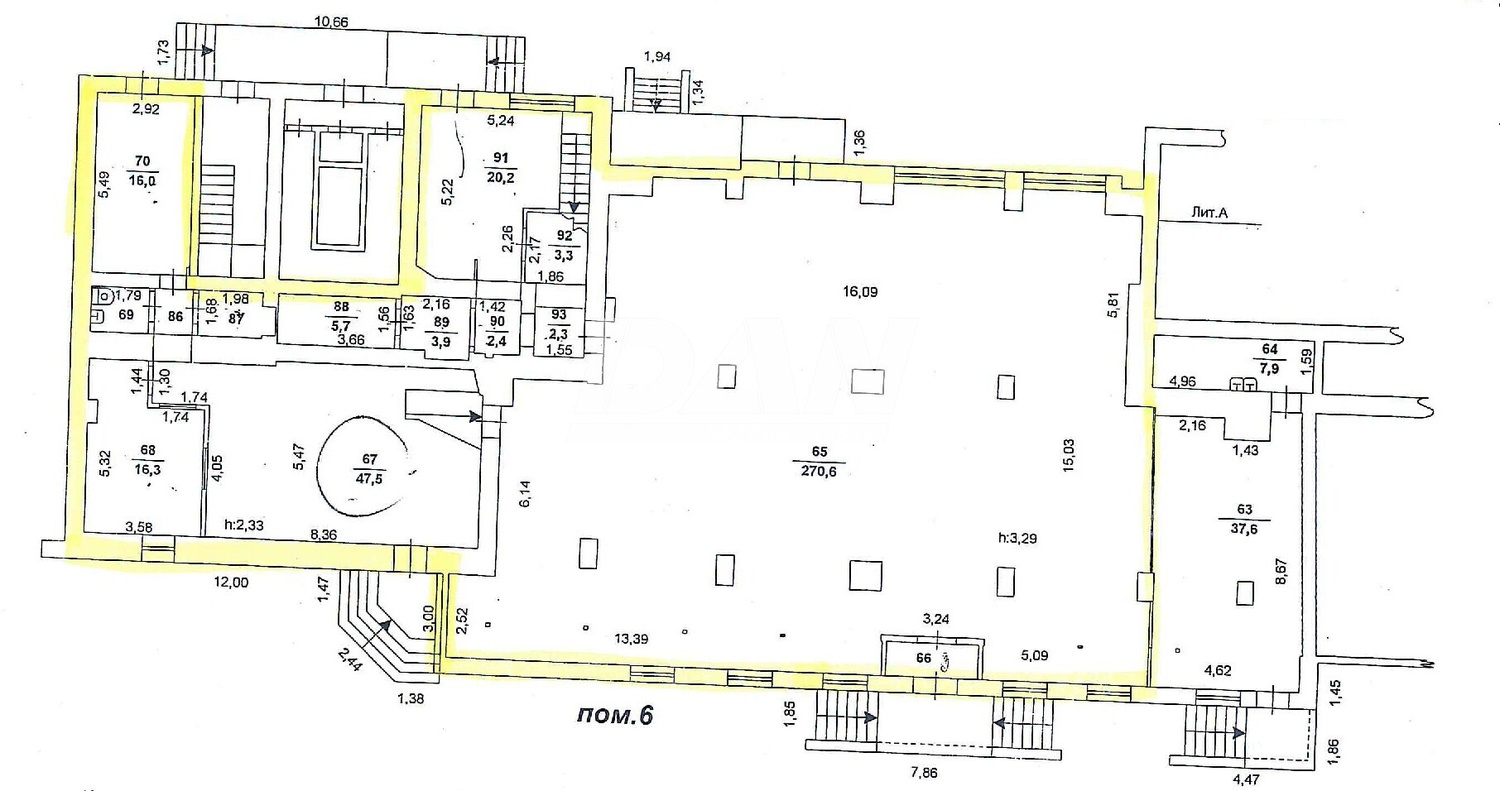 Торговое помещение 399 м²