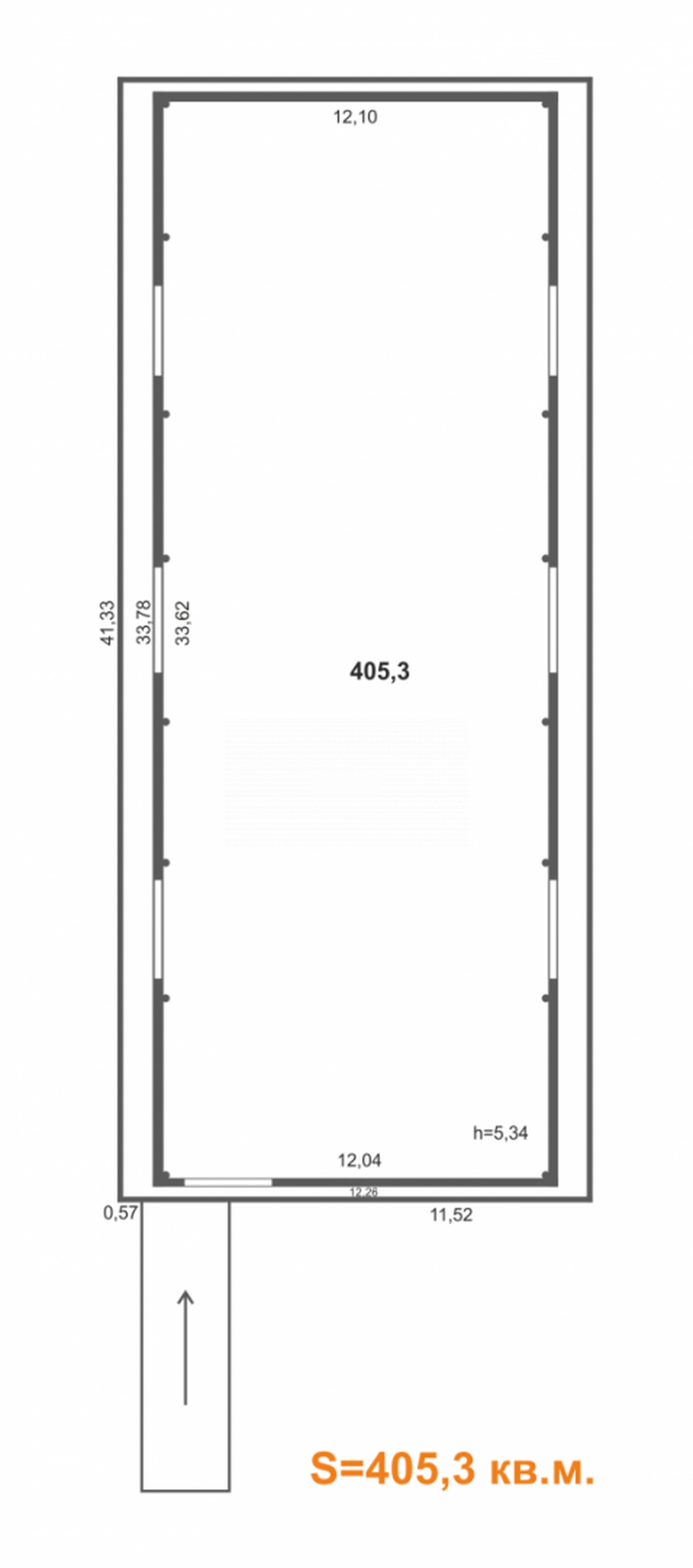 Производственное помещение 6341 м²