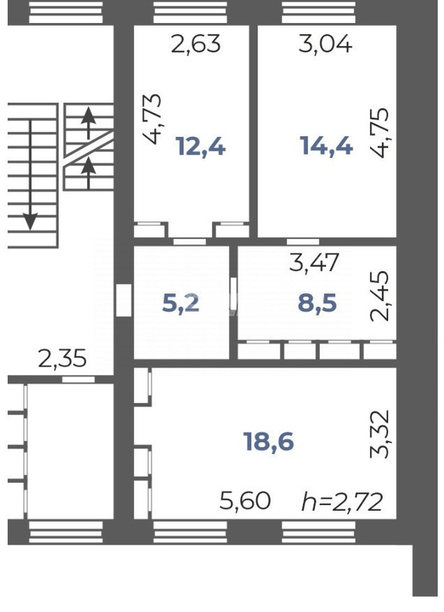 Офис 59,1 м²
