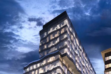 Офисное здание в МФК «Искра-Парк» получит фасад с «бриллиантовой» огранкой