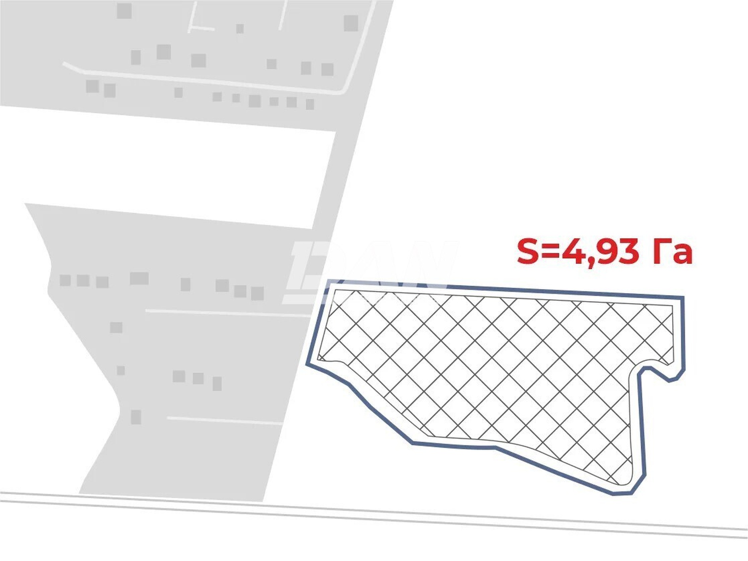 Земельный участок 49291 м²