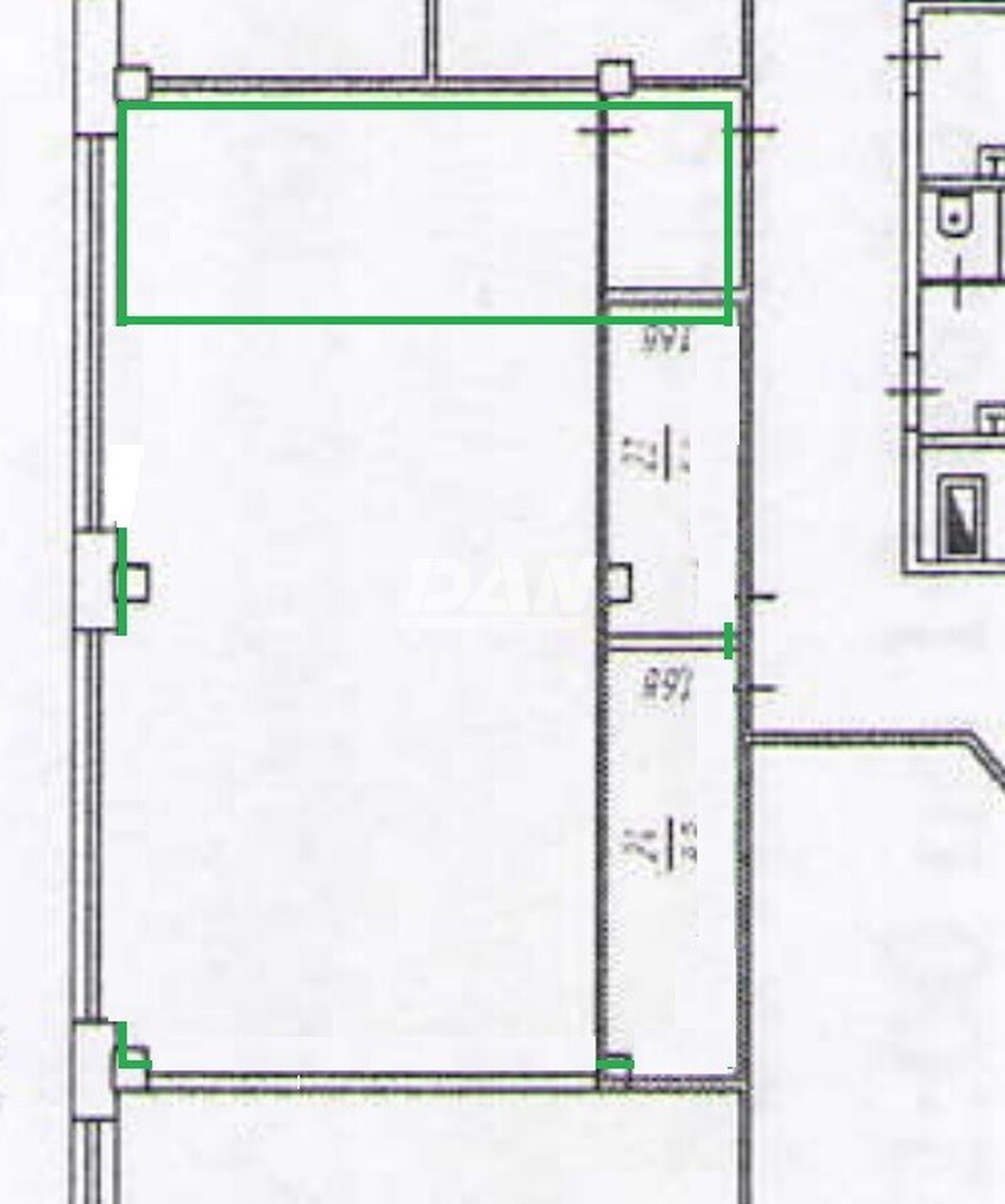 Помещение свободного назначения 22,2 м²