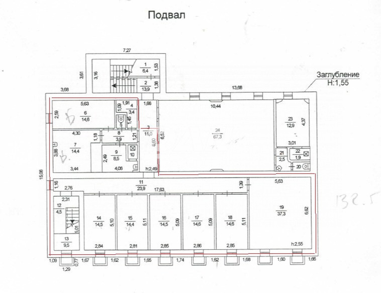 Помещение свободного назначения 587,8 м²