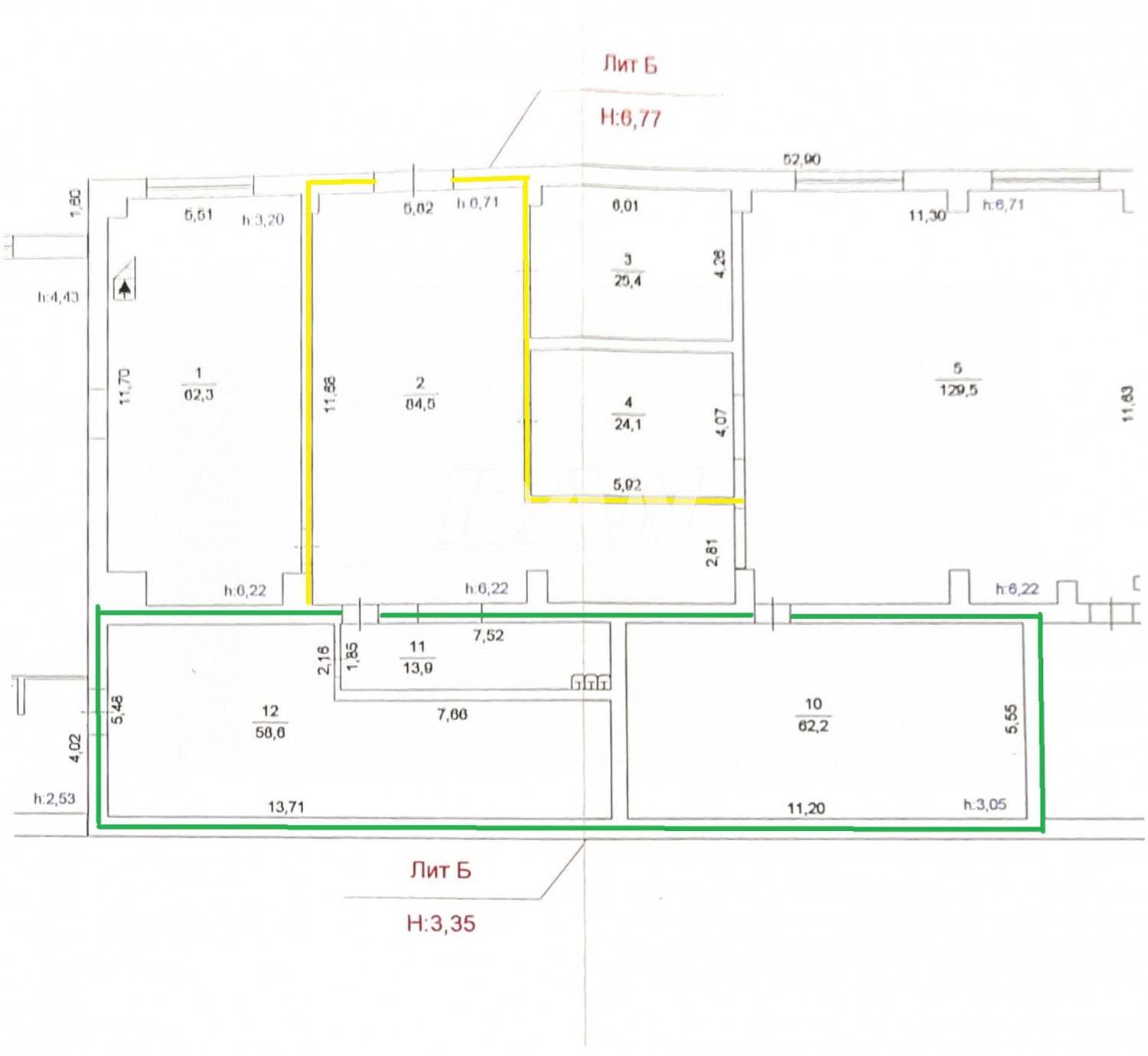 Склад 134,7 м²