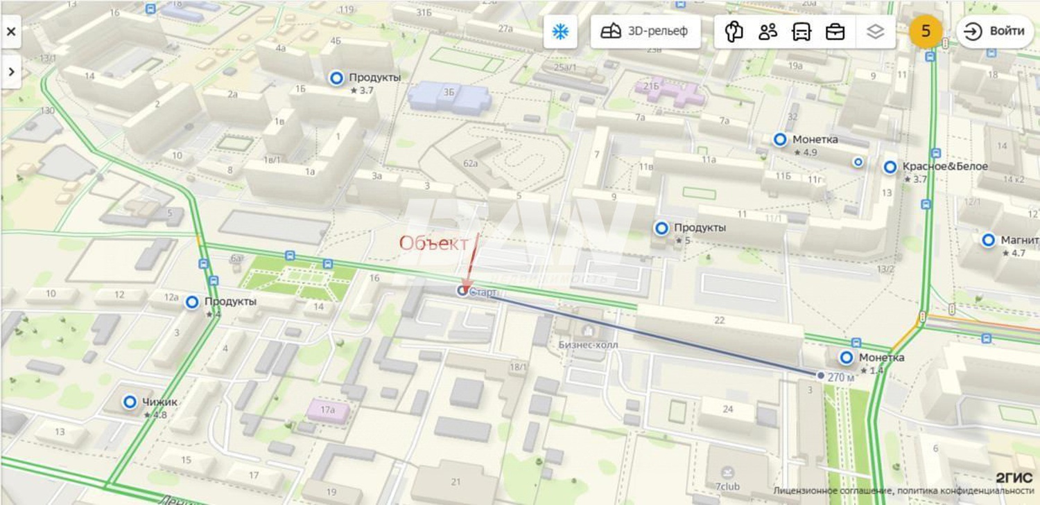 Земельный участок 1876 м²