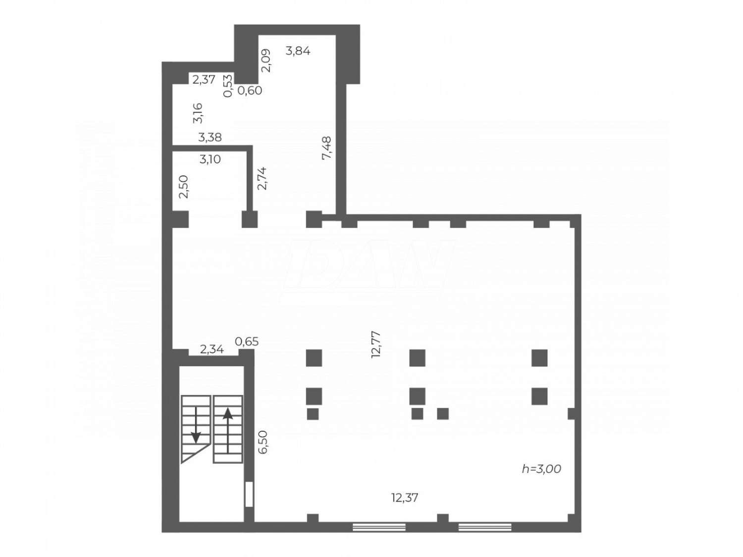 Помещение свободного назначения 265 м²