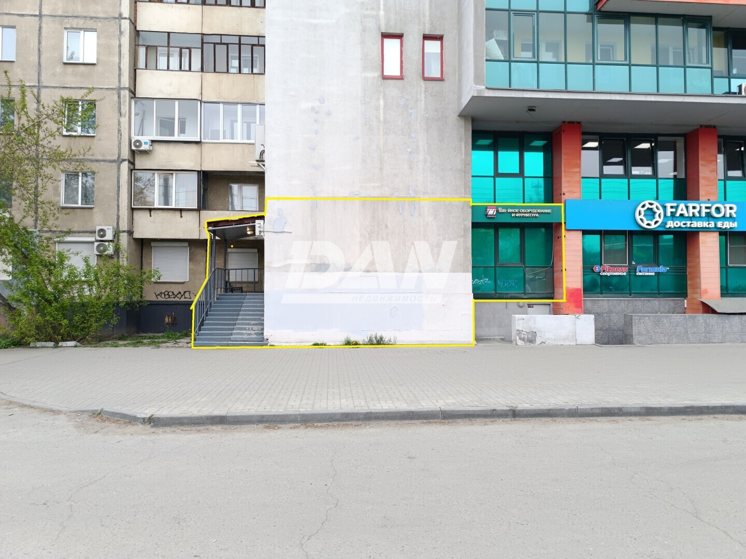 Торговое помещение 97,6 м²