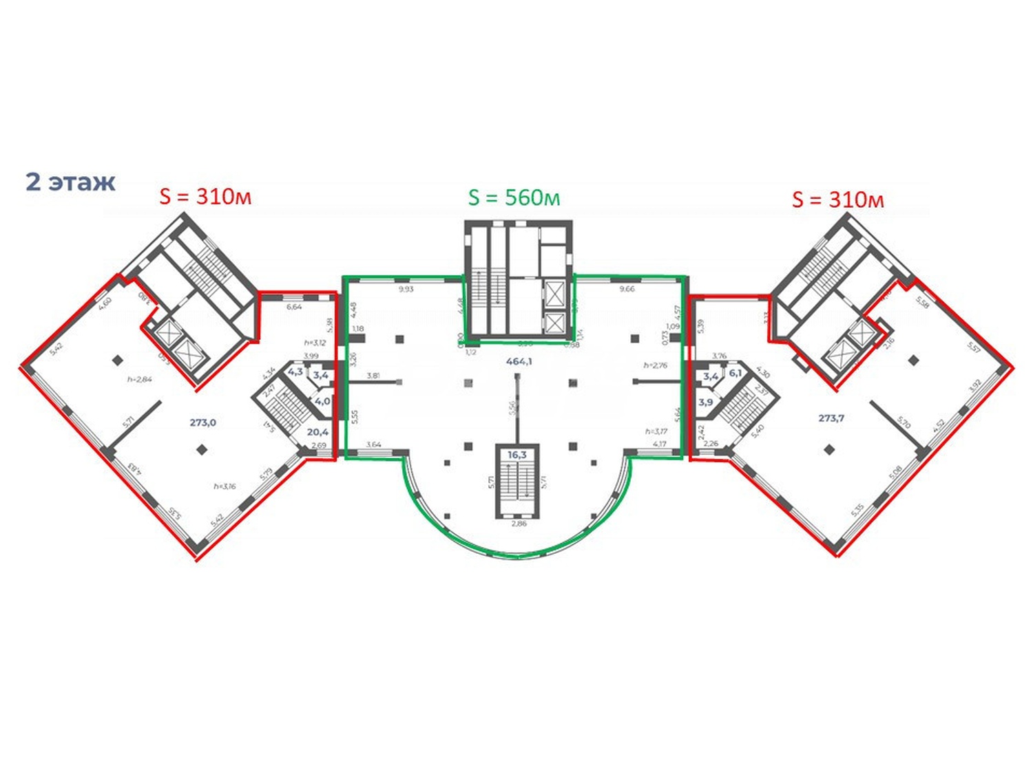 Помещение свободного назначения 1130 м²