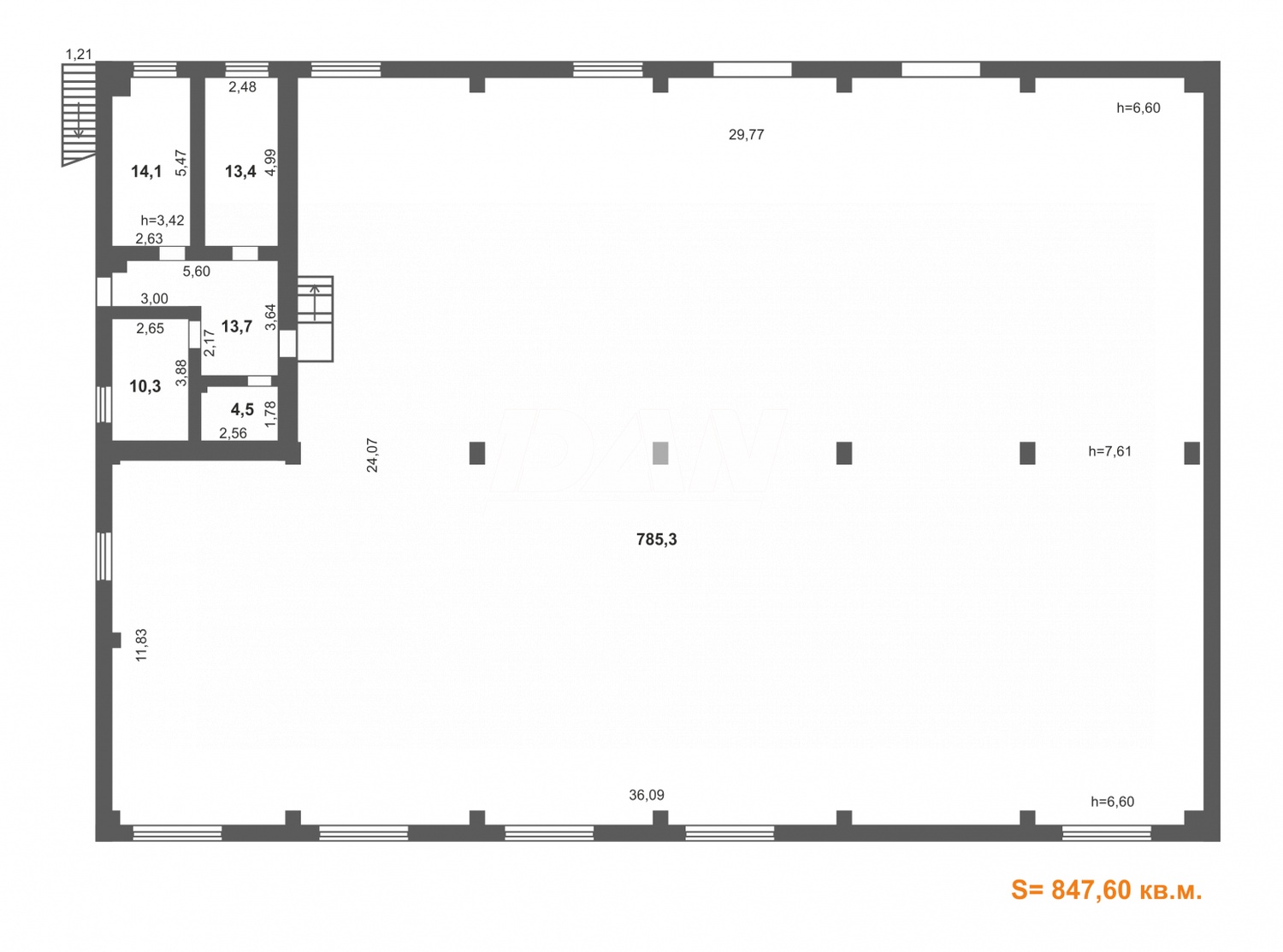 Склад 891,8 м²