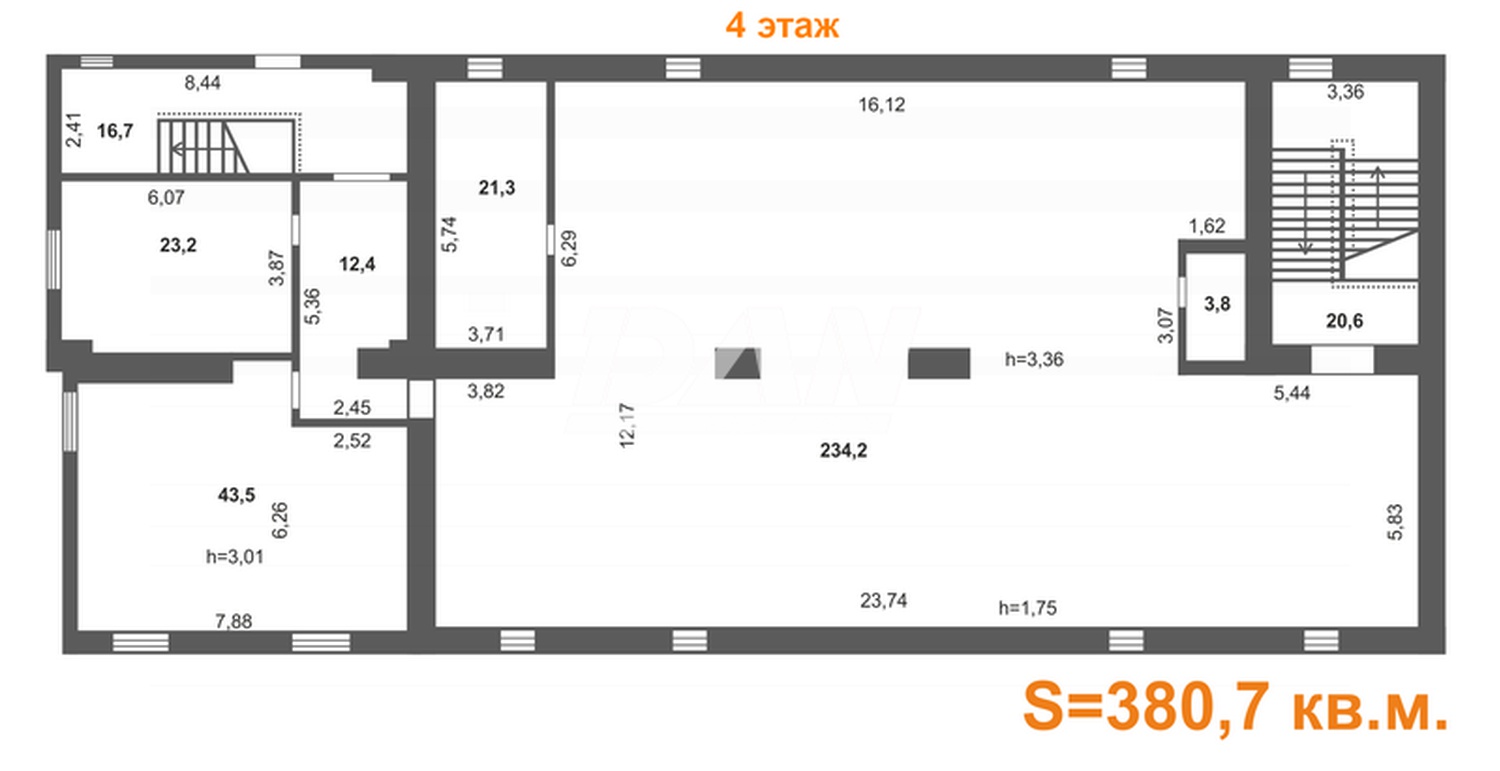 Производственное помещение 5500 м²