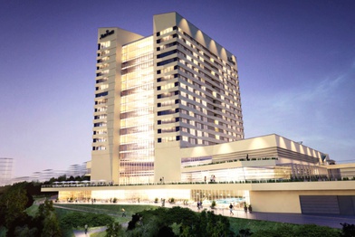 Недостроенную гостиницу Marriott продали в Красноярске