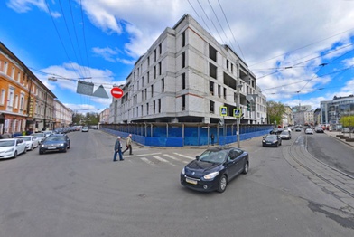 В историческом центре Нижнего Новгорода продано недостроенное здание