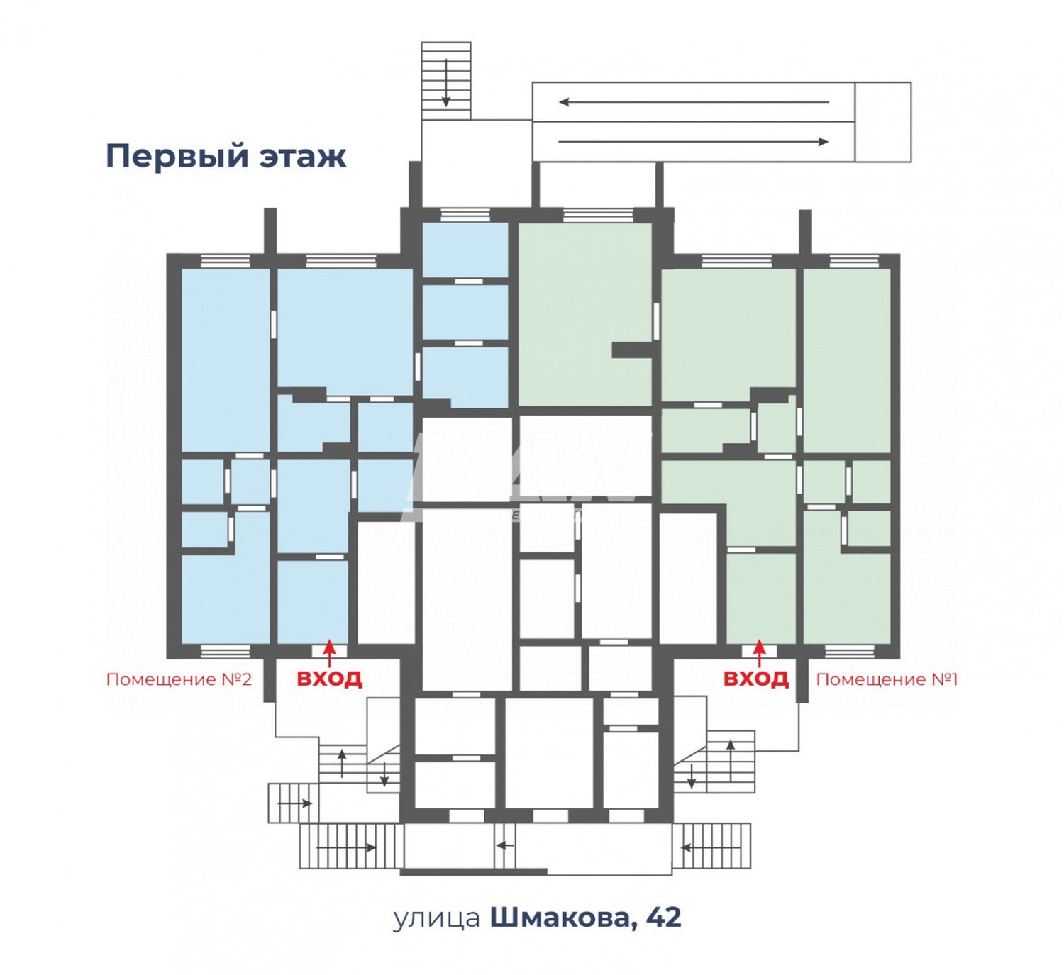 Помещение свободного назначения 96,9 м²