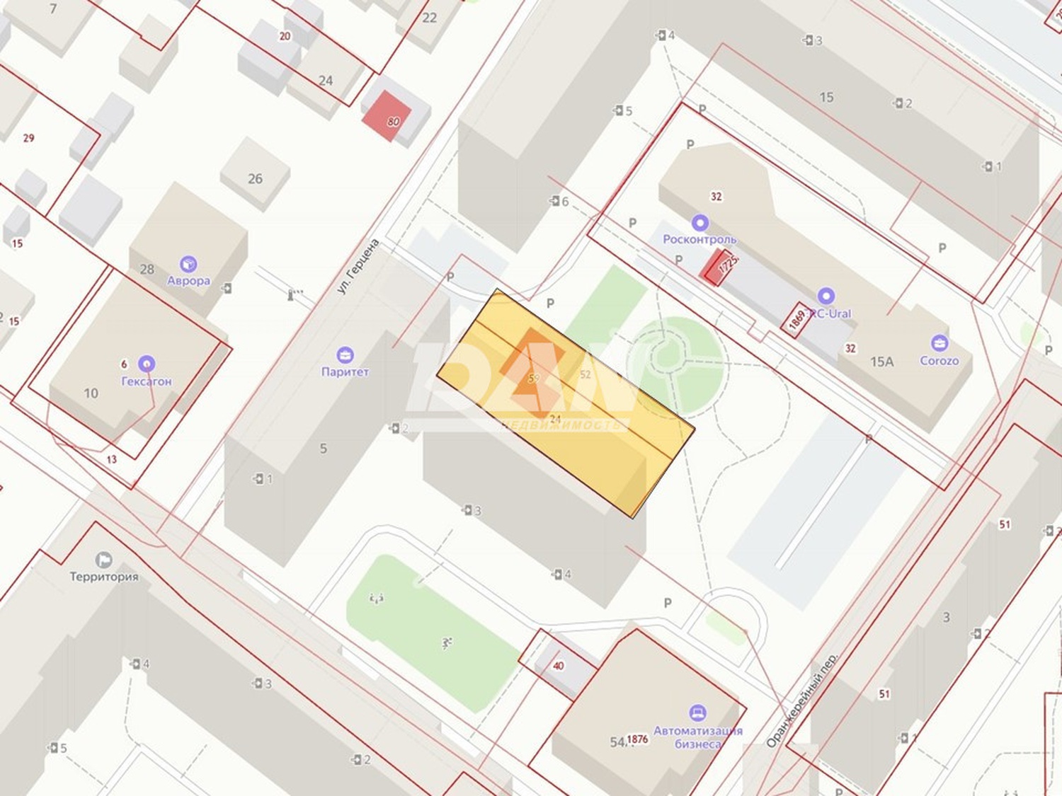 Земельный участок 810 м²