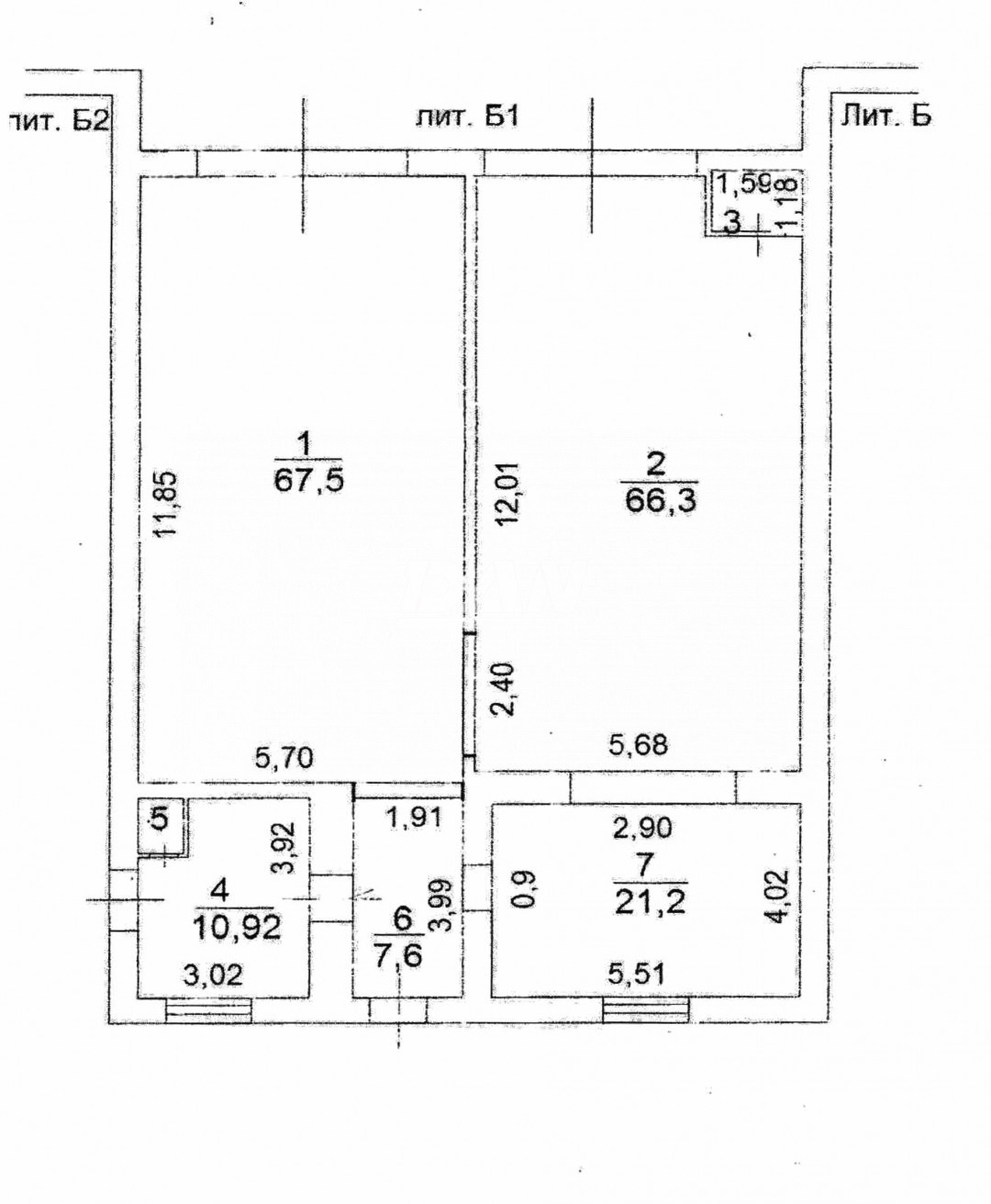 Торговое помещение 176 м²