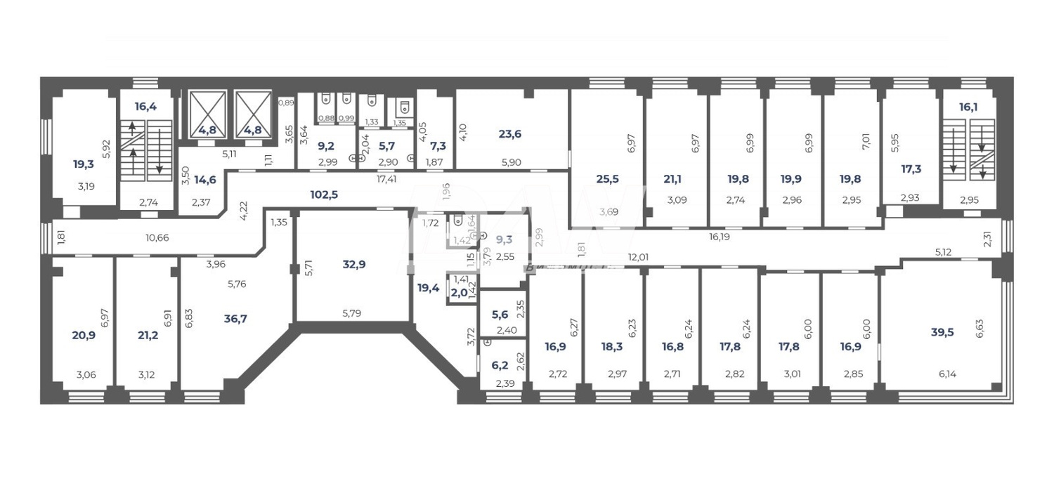 Офис 685,3 м²