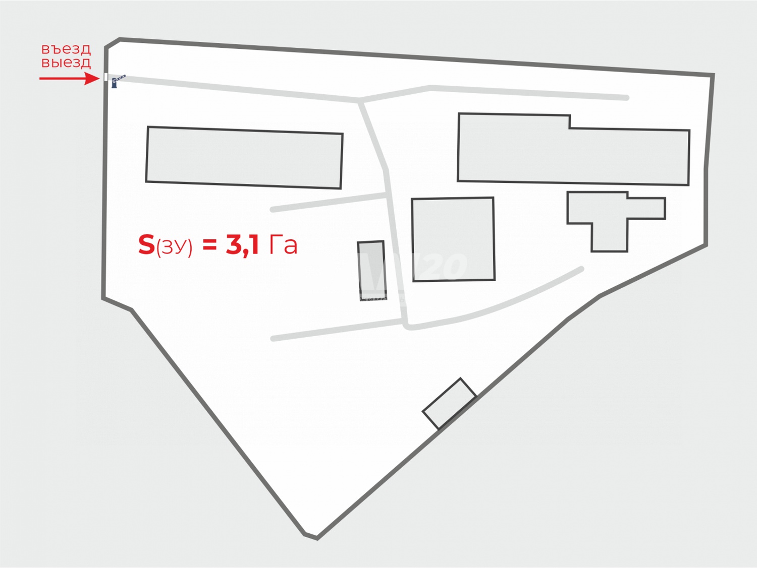 Производственное помещение 8000 м²