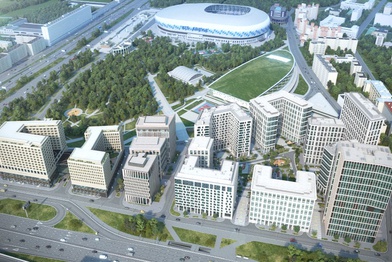 Офисное здание в проекте «ВТБ Арена парк» сдано в аренду Группе «Эталон»