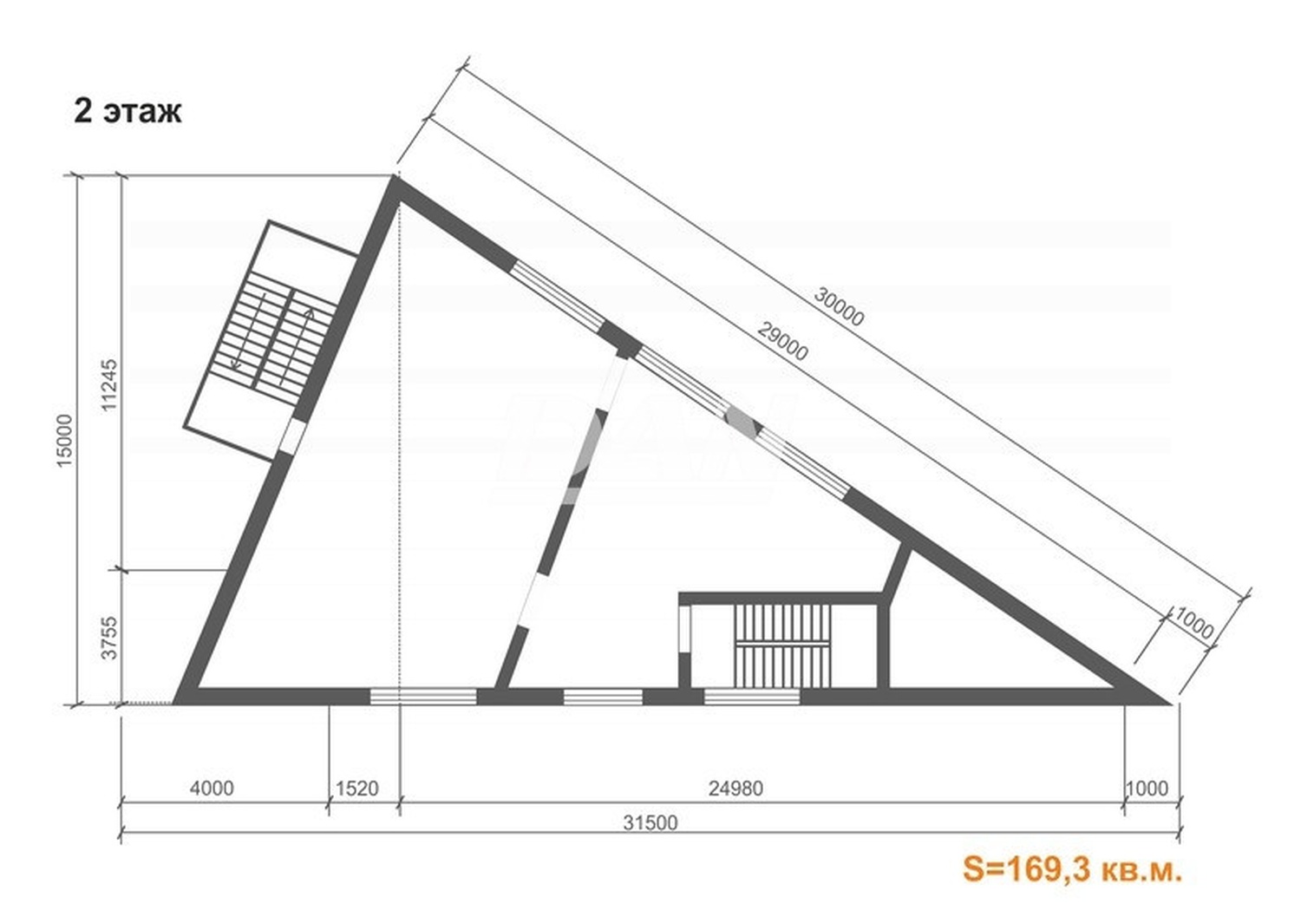 Торговая площадь 500 м²