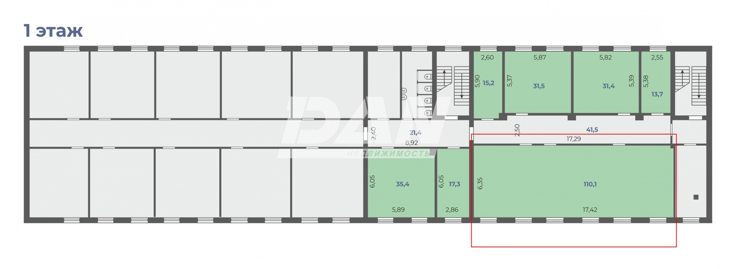 Производственное помещение 110 м²