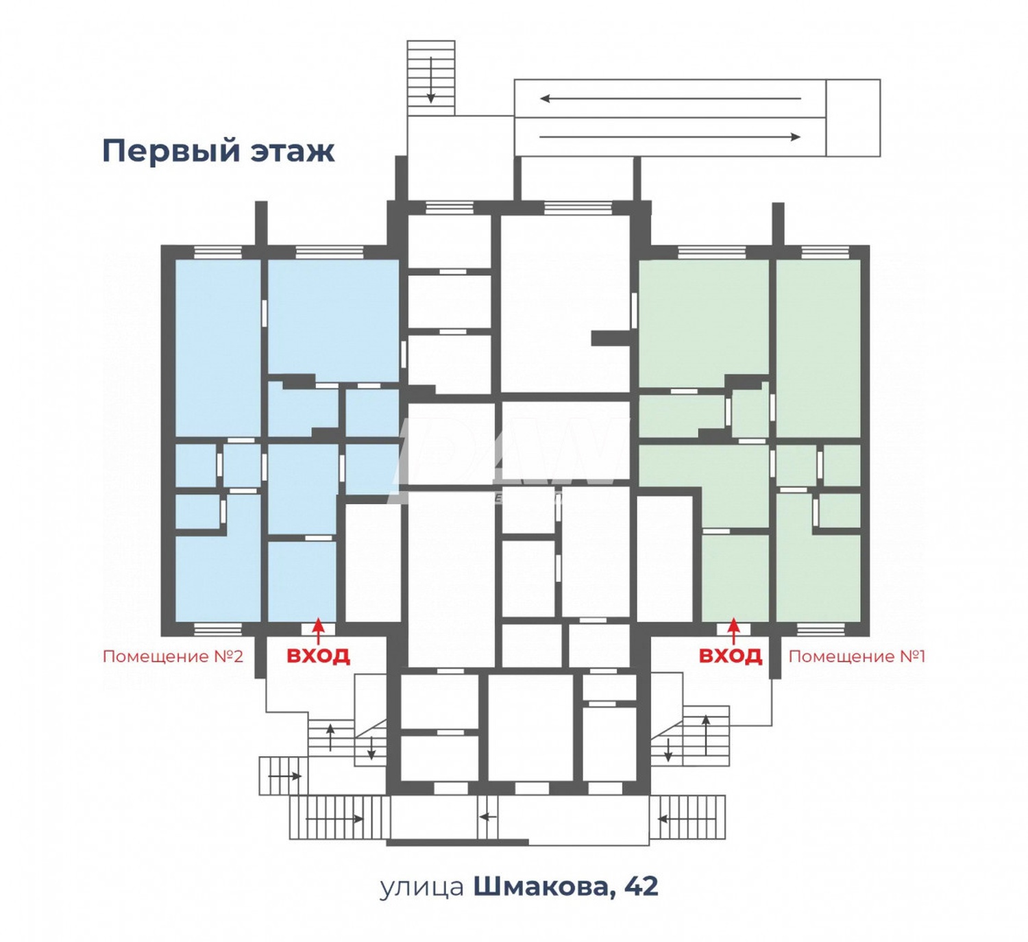 Помещение свободного назначения 96,9 м²