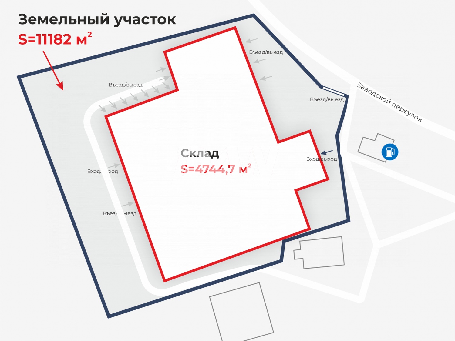Склад 4744,7 м²
