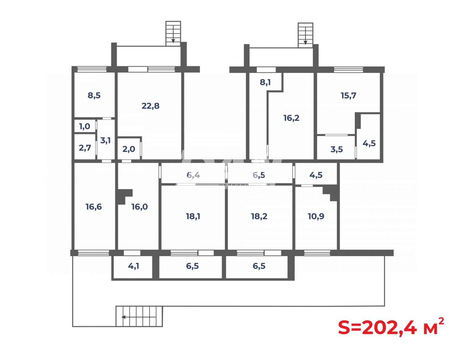 Офис 202,4 м²