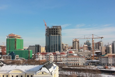 Строительство бизнес-центра «Карнеол» в Екатеринбурге закончится в марте этого года