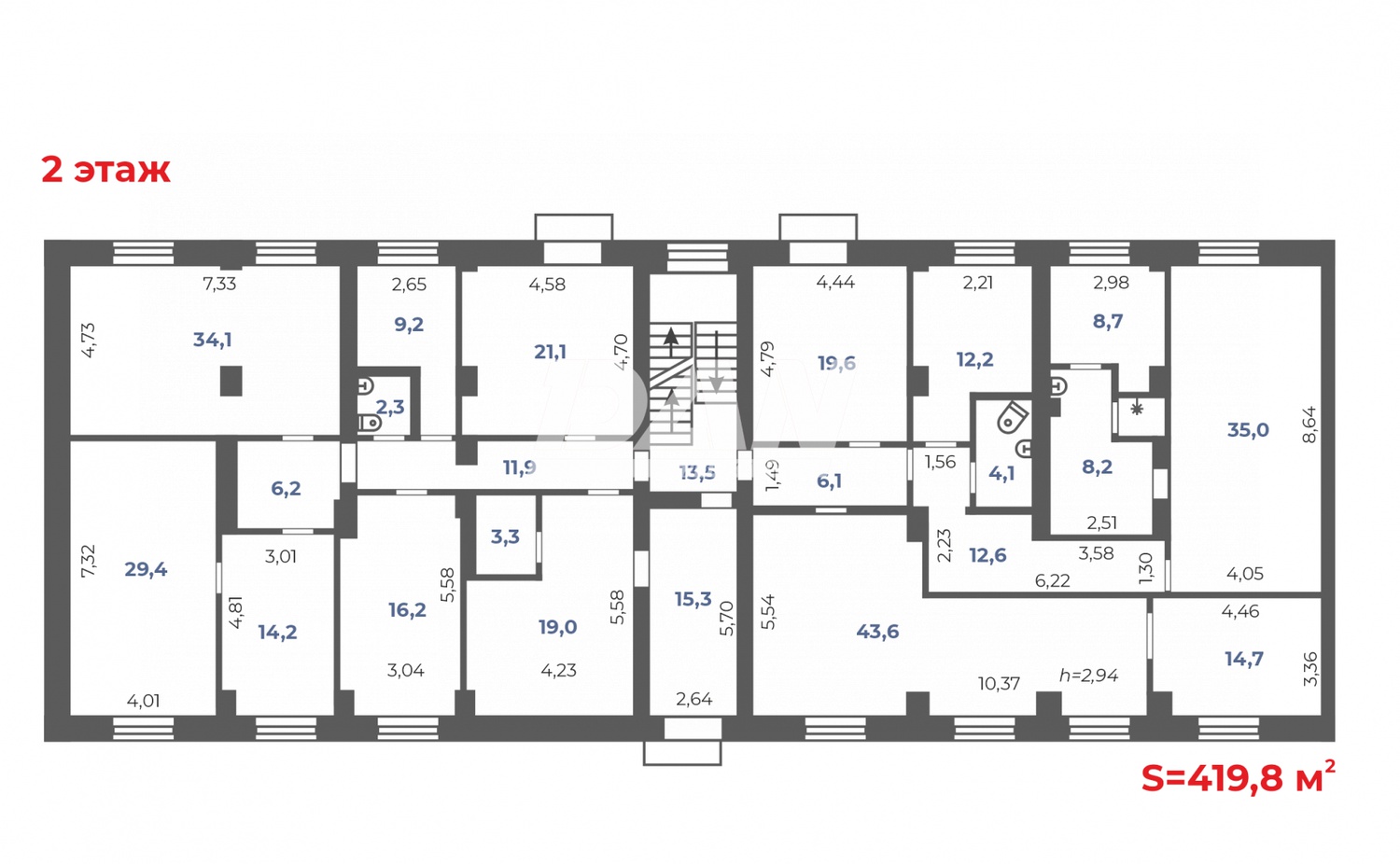 Производственное помещение 944 м²