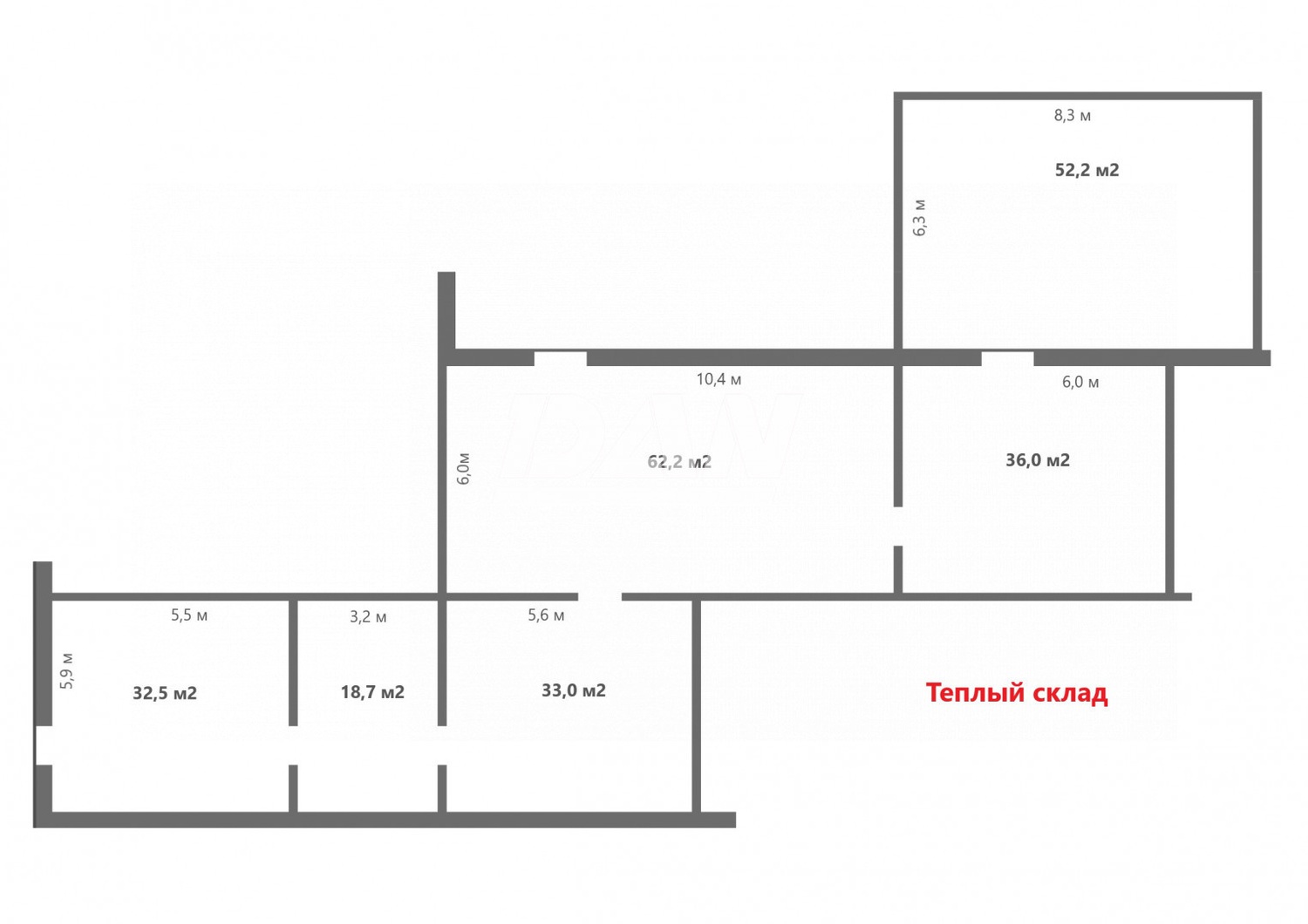 Производственное помещение 114 м²