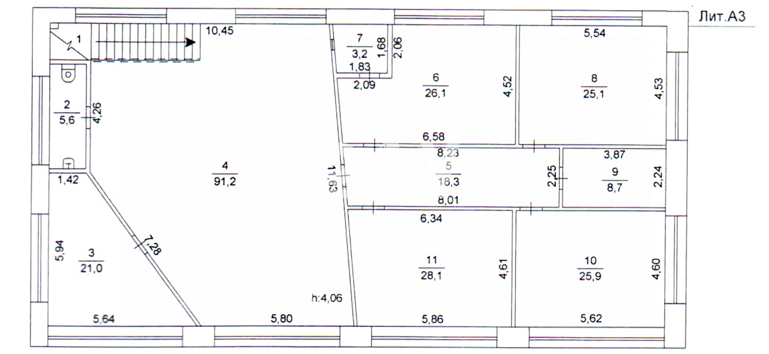 Офис 105,2 м²