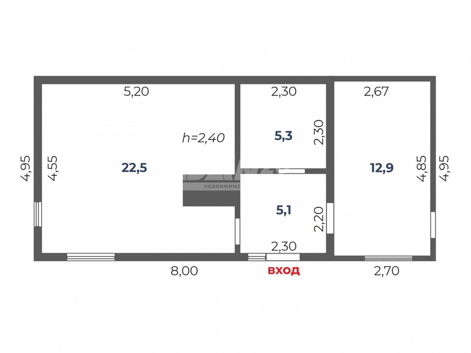 Производственное помещение 1486 м²