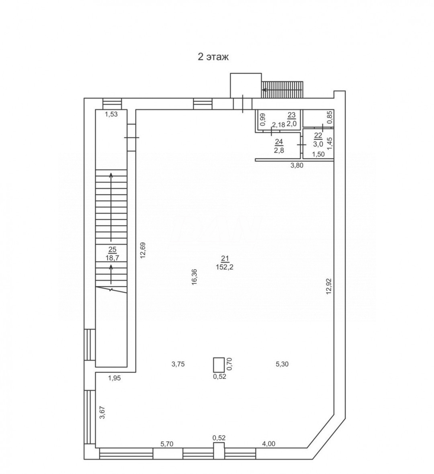 Торговая площадь 344,9 м²