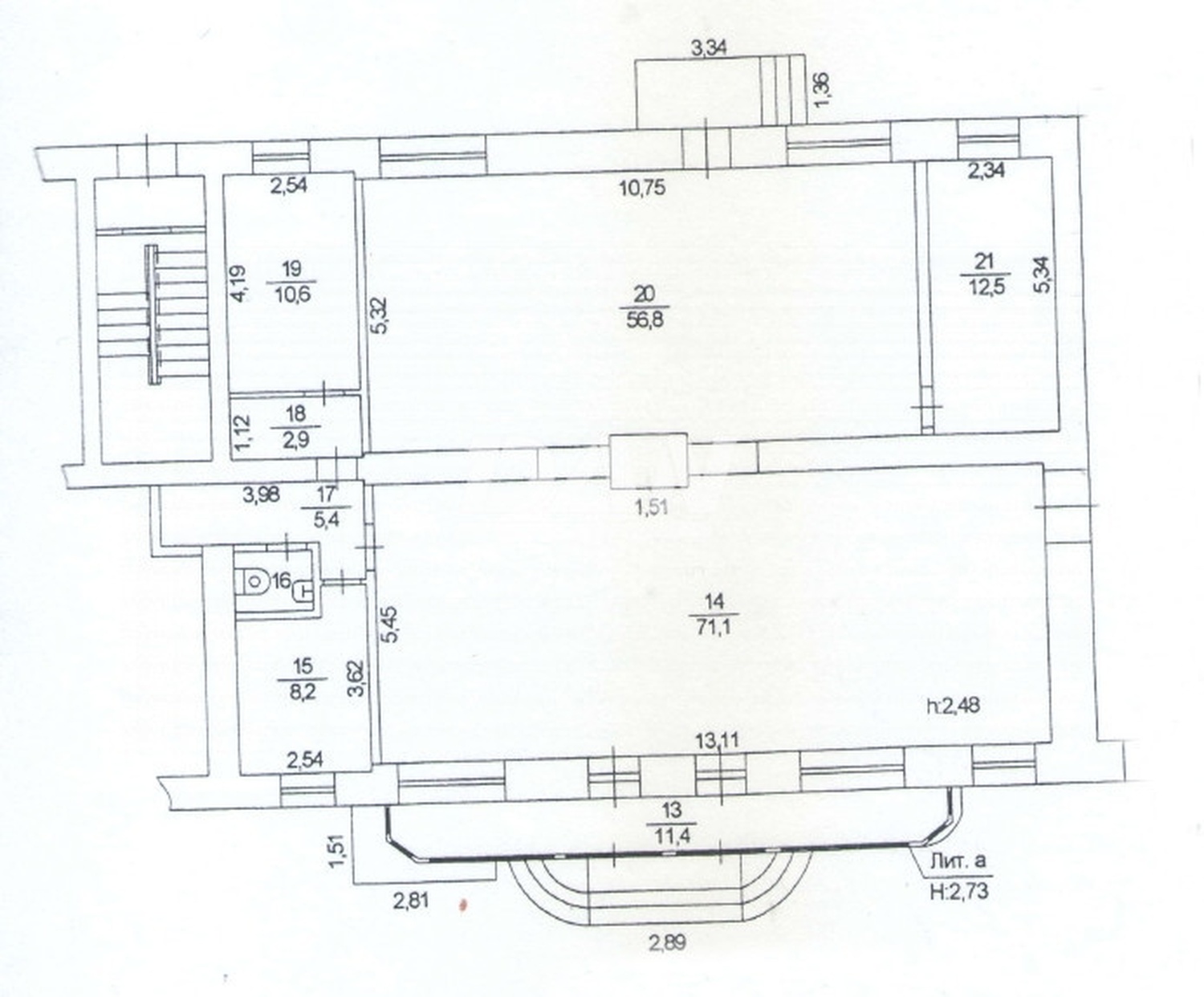 Торговое помещение 180 м²