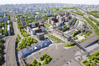 «РЖД» может построить штаб-квартиру около Рижского вокзала в Москве