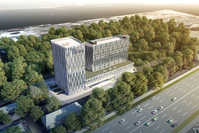 Представлен обновленный проект гостиницы Novotel на Ленинградском шоссе в Москве