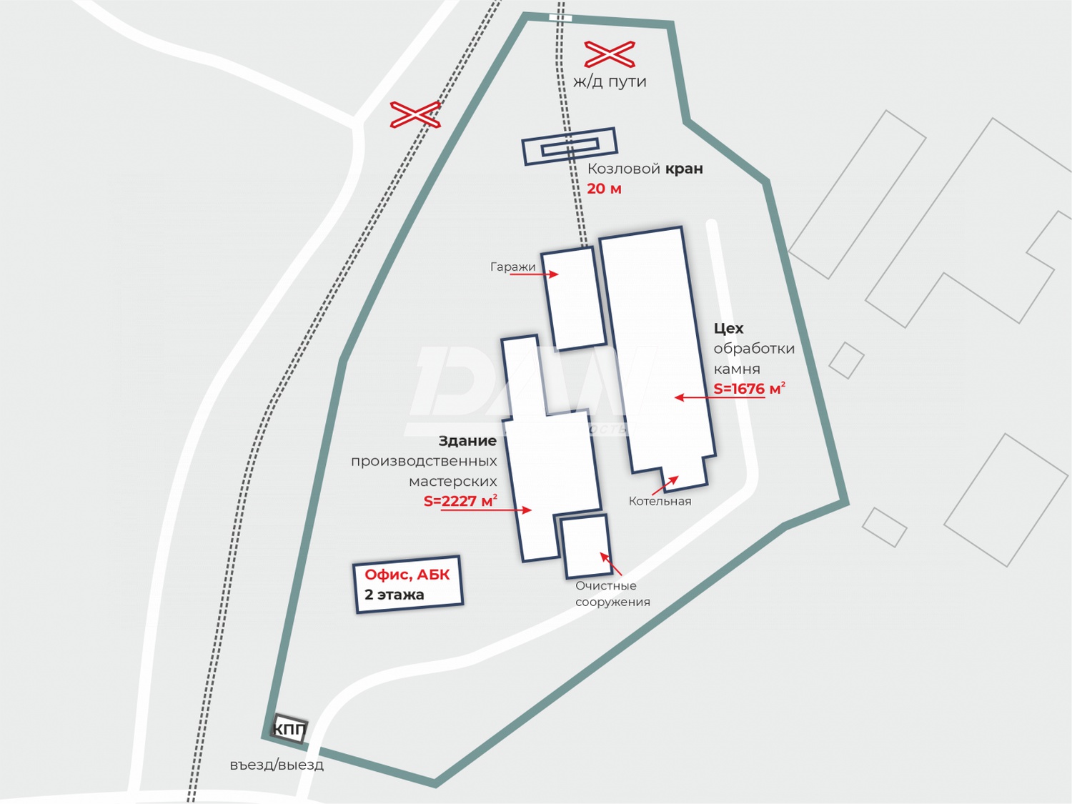 Производственное помещение 4707,5 м²