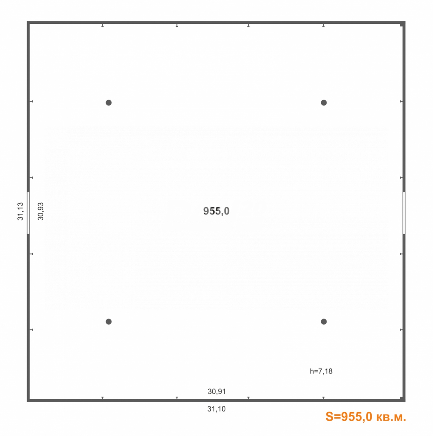 Производственное помещение 6341 м²