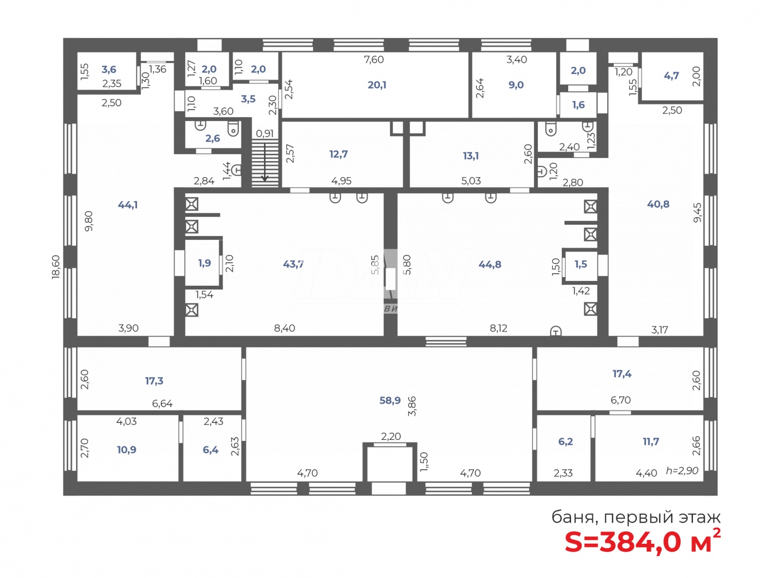 Производственное помещение 1734 м²